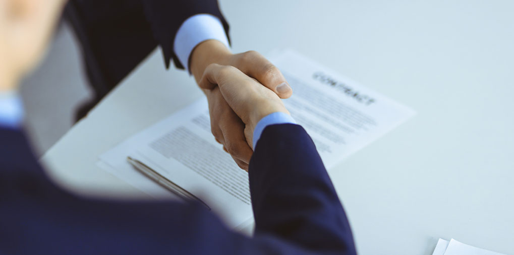 businessmen shaking hands